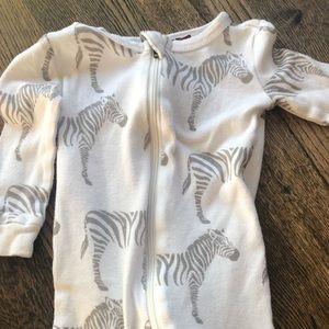 Zebra pajama/romper.